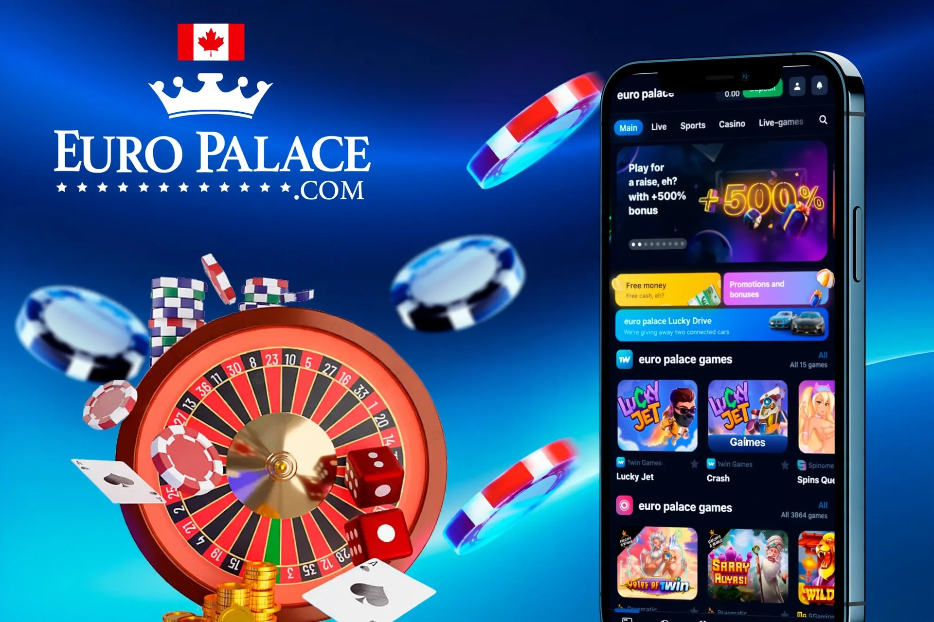Mobile version of the 1Win app displayed on smartphones, offering quick access to various betting and gaming features