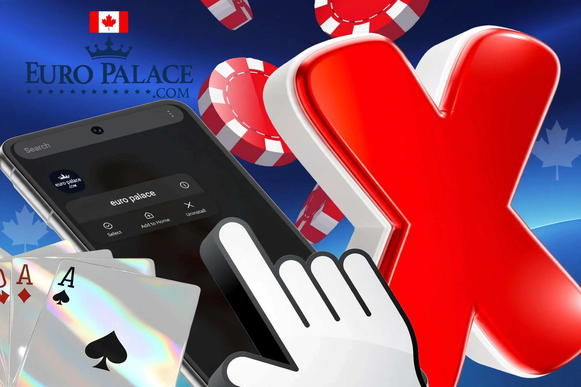 Description of Euro Palace Casino account deletion procedure via support service