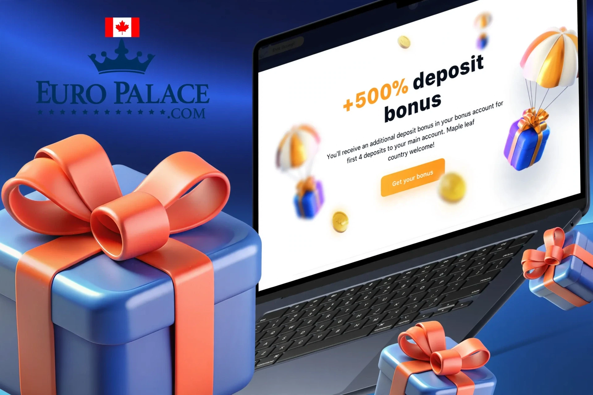 Conditions for receiving a welcome bonus after logging in to your account and depositing funds